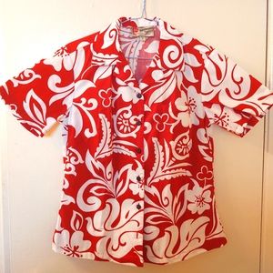 Hilo Hattie Women's Hawaiian Shirt Size S